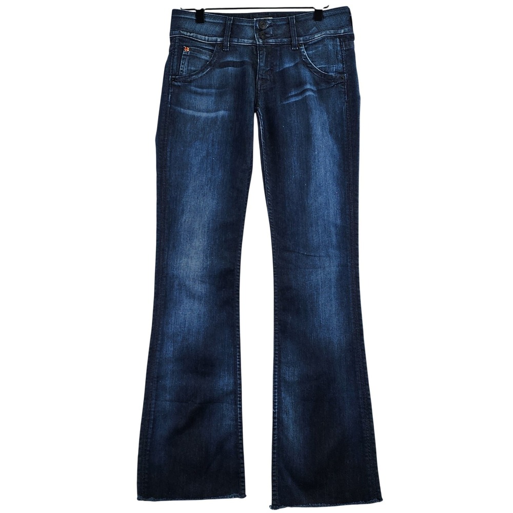 Hudson Beth Baby Bootcut Jeans Women‎ 26 Dark Blue W170DKC Flap Pocket Y2K Indie